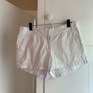 J. Crew Chino Shorts White
